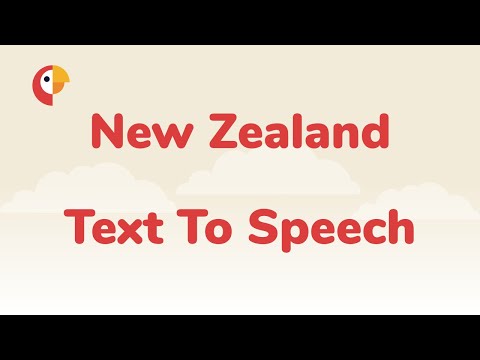 New Zealand Accent Text to Speech - make narrated videos and audio voice overs easily with Narakeet