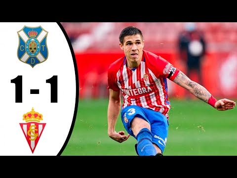 Sporting Gijón vs Tenerife 1-1 All Golas & Highlights 30/09/2022 HD