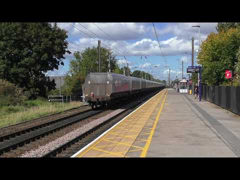 00100  66714 plus bogie hoppers  Doncaster down Decoy GBRF to North Blyth GBRF 4N80  Northallerton