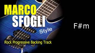 Rock Progressive Marco Sfogli Style Guitar Backing Track 100 Bpm Highest Quality