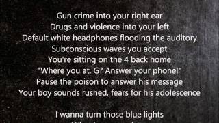 Jorja Smith - Blue Lights (Lyrics on screen)