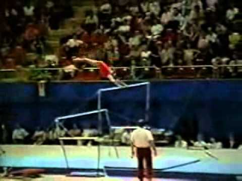 Adrienn Nyeste - 1997 Worlds Team Prelims - Uneven Bars
