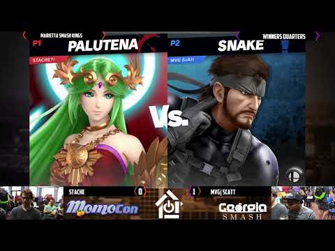 Marietta Smash Kings 4/13/19 - Stache(Palutena) VS MVG| ScAtt(Snake)- Winners Quarters