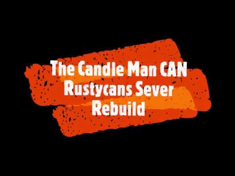 Rusty Cans  Rebuild Mr. Moon Candle Man Base Part 1 Lower Base