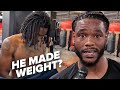 GONNA DOG HIS A** - HASIM RAHMAN JR FIRST WORDS AFTER MOCK WEIGH IN FOR JAKE PAUL; SAYS HES SCARED