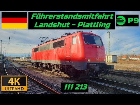 Führerstandsmitfahrt Landshut - Plattling mit 111 213