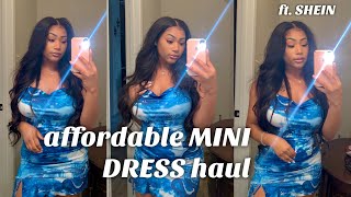 SHEIN TRY-ON HAUL | affordable mini dress haul♡