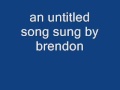 a song COVER by brendon urie 