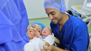 فلوج ولادة أماني كامل ????أول ظهور لبيبي لين ????