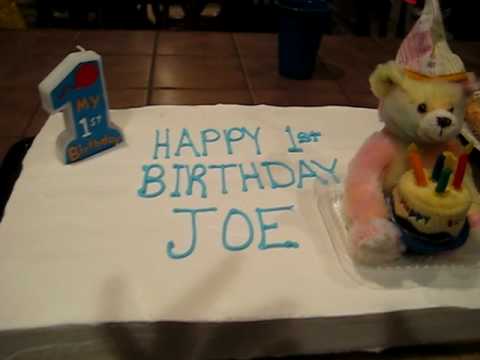 bABY jOSEPH'S bIRTHDAY cAKES