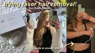 I TRIED LASER HAIR REMOVAL AT HOME... *full body hair removal & honest Kenzzi review*