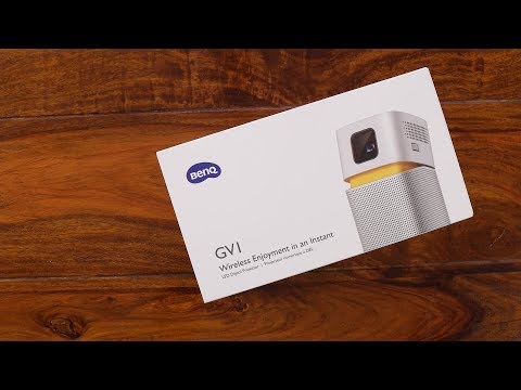 Kabellos, 100" Bild und super mobil - BENQ GV1 LED Beamer Unboxing und erster Eindruck