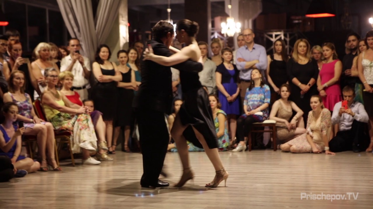 Sergey Sokhnenko & Elena Sergienko, 1-4, Moscow, Russia, in milonga "Planetango" 28.07.2017