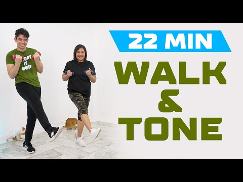 22 MIN WALK AND TONE WORKOUT with MOM • Keoni Tamayo • Workout #237
