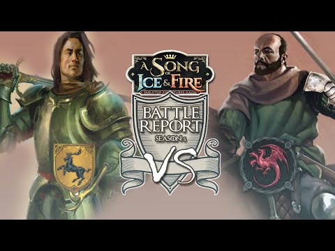 ASOIAF Table Top Miniatures Game Battle Report #4 Baratheon vs Targaryen