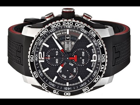 Tissot Men's T0794272705700 PRS 516 Stainless Steel Automatic Watch with Black Rubber Band