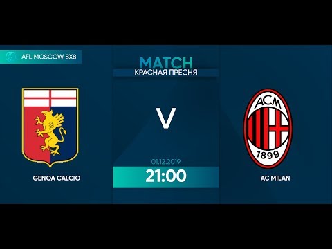 AFL19. Italy. Serie A. Day 22. Genoa Calcio - AC Milan