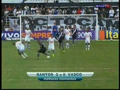 Santos 2 x 0 Vasco - Brasileirão 2011 06/11/11