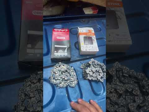 Oregon chain vs Stihl chain.