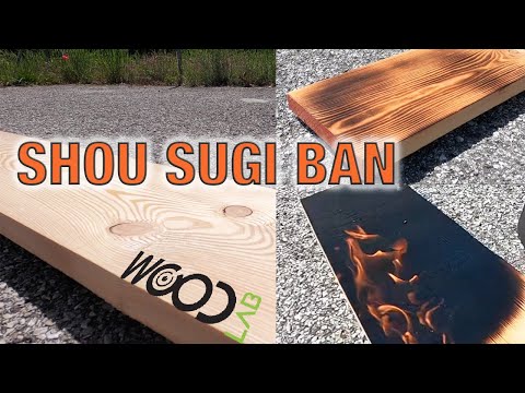 Tecnica Shou Sugi Ban per Proteggere il Legno usando il Fuoco