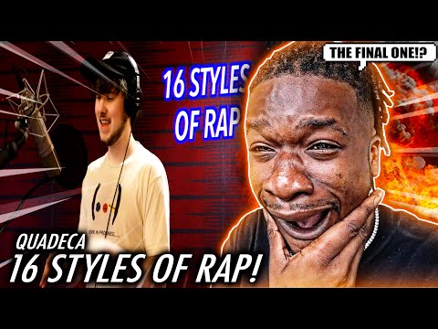 QUADECA IS DONE!? | 16 Styles of Rapping! (ft. J Cole, NBA Youngboy, Polo G, Tyler The Creator)