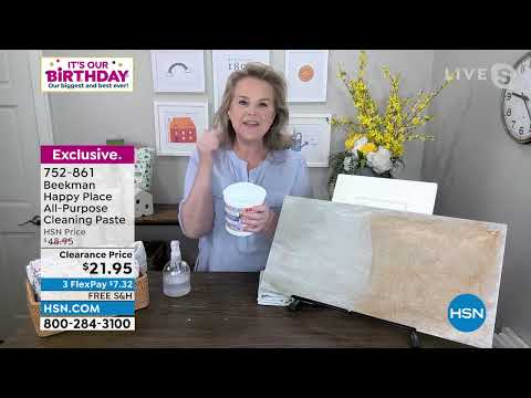 Beekman Happy Place AllPurpose Cleaning Paste with choic...