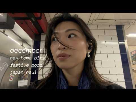 quick trip to london, new table & lamp, japan makeup haul | VLOG