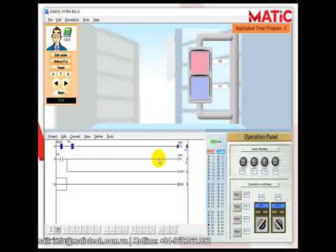 [FX-TRN-BEG-E] Configuração do PLC Mitsubishi Bài C-3: Tempo de configuração do temporizador