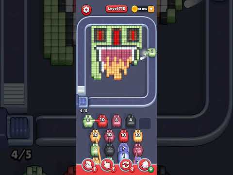 Pixel Flow Level 713 Walkthrough