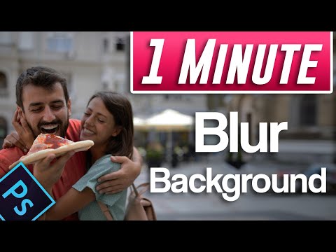 Photoshop : How to Blur Background of Photo (Fast Tutorial)