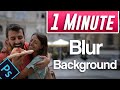 Photoshop How To Blur Background Of Photo Fast Tutorial