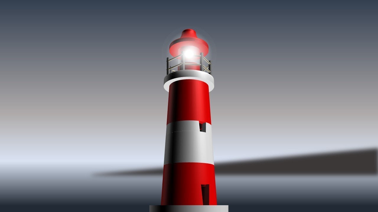 PowerPoint Art: Create an Animated 3D Lighthouse