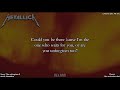 METALLICA - THE UNFORGIVEN II (LYRICS ON SCREEN)