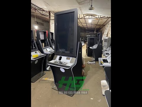 Newest 43 Inch Fire Link Vertical Screen,Curved Screen Gambling Slot Casino Cabinet For Sale