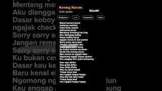 Download lagu Lagu Keong Racun-Mala Agatha  #keongracun #viraltiktok #liriklagu mp3