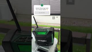 Aku stavební rádio HiKOKI UR18DAW4Z, 18V
