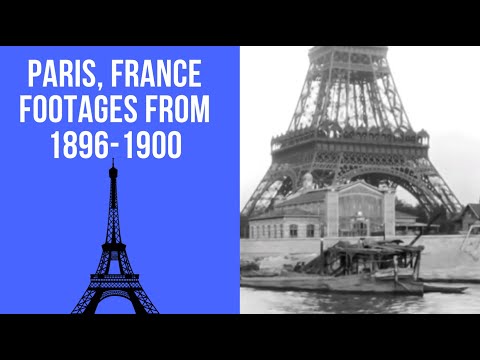 Paris, France footages from 1896-1900
