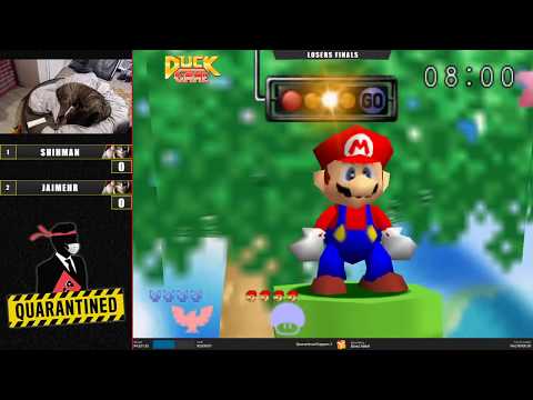 QR2 West Losers Finals - Shihman (Captain Falcon) Vs. JaimeHR (Mario) Super Smash Bros - SSB64