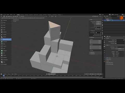 Blender 2.8 Push and Pull like sketchup