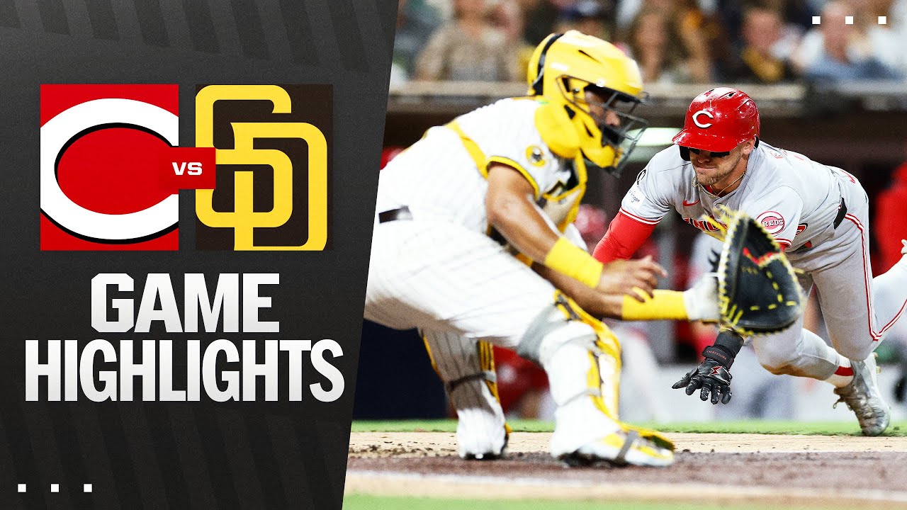 Reds vs. Padres Game Highlights (9/10/25) | MLB Highlights