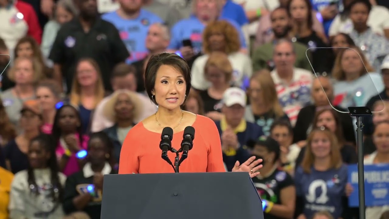 Pa. House Rep. Patty Kim's complete speech at Kamala Harris rally in Harrisburg