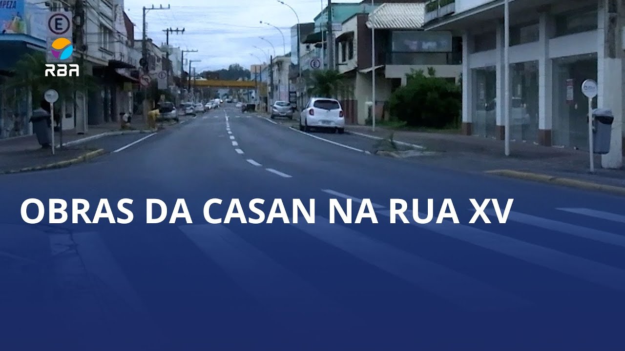 Atenção, motoristas: rua XV terá obras a partir de segunda