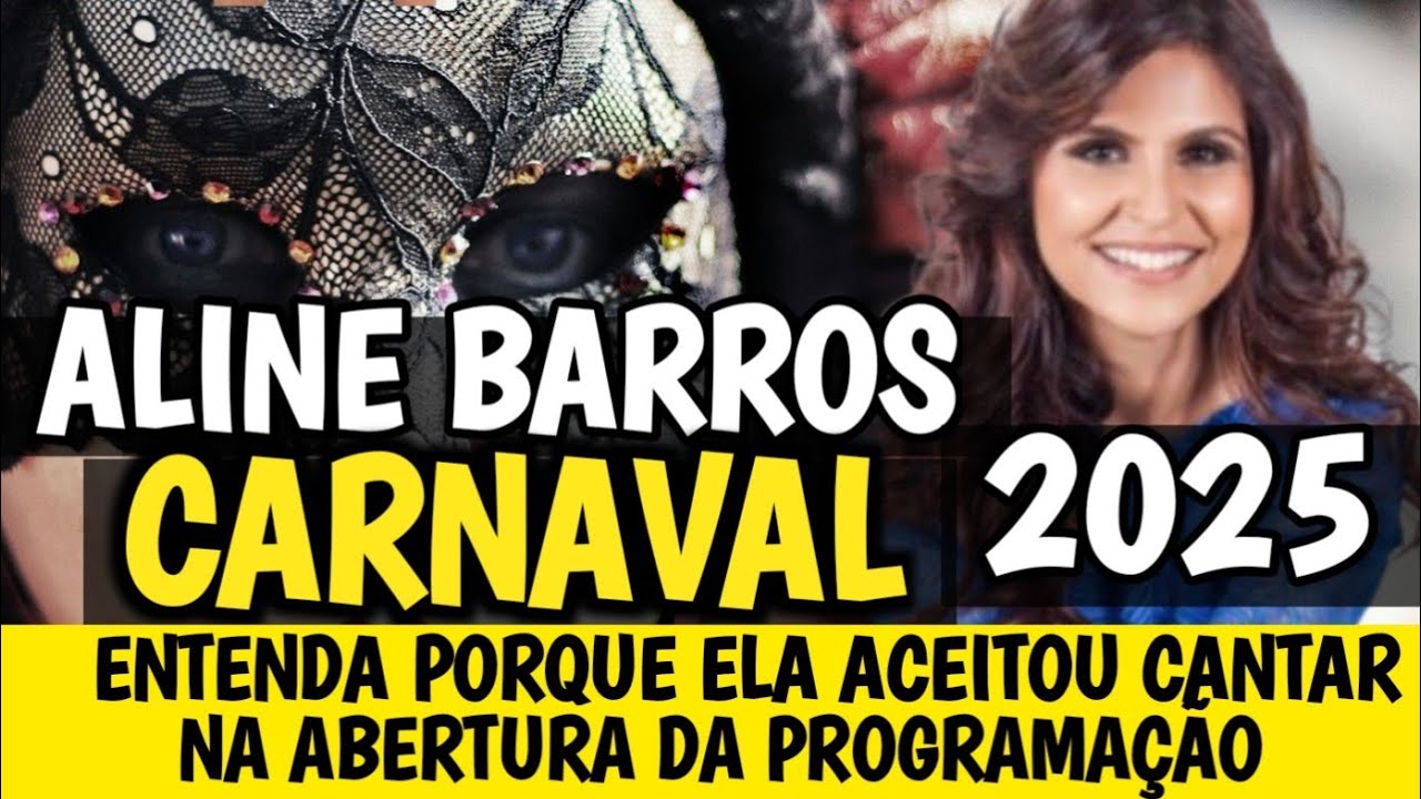 Revelado motivo de ALINE BARROS CANTAR NA ABERTURA DA PROGRAMAÇÃO  DO CARNAVAL EM PALMAS.