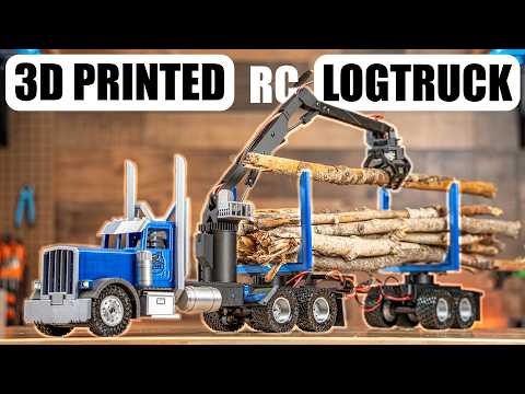 3D Printed RC Log Truck - DIY