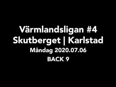 DGTVPlay | Värmlandsligan #4 - Skutberget Karlstad - Röd Tee - Back 9