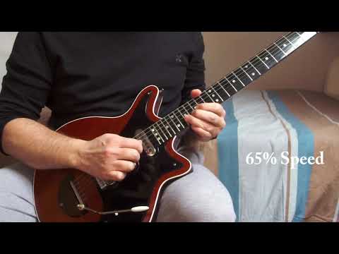 Queen Death On Two Legs Intro Guitar Solo (Brian May) Cover/Tutorial/Lesson (My version n°2)