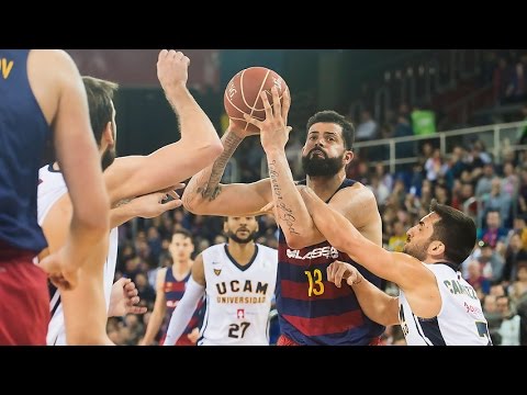 RESUMEN El Barça Lassa sabe sufrir para derrotar a UCAM Murcia