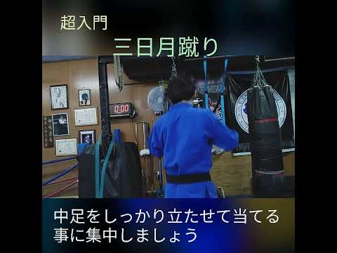 超入門 三日月蹴り