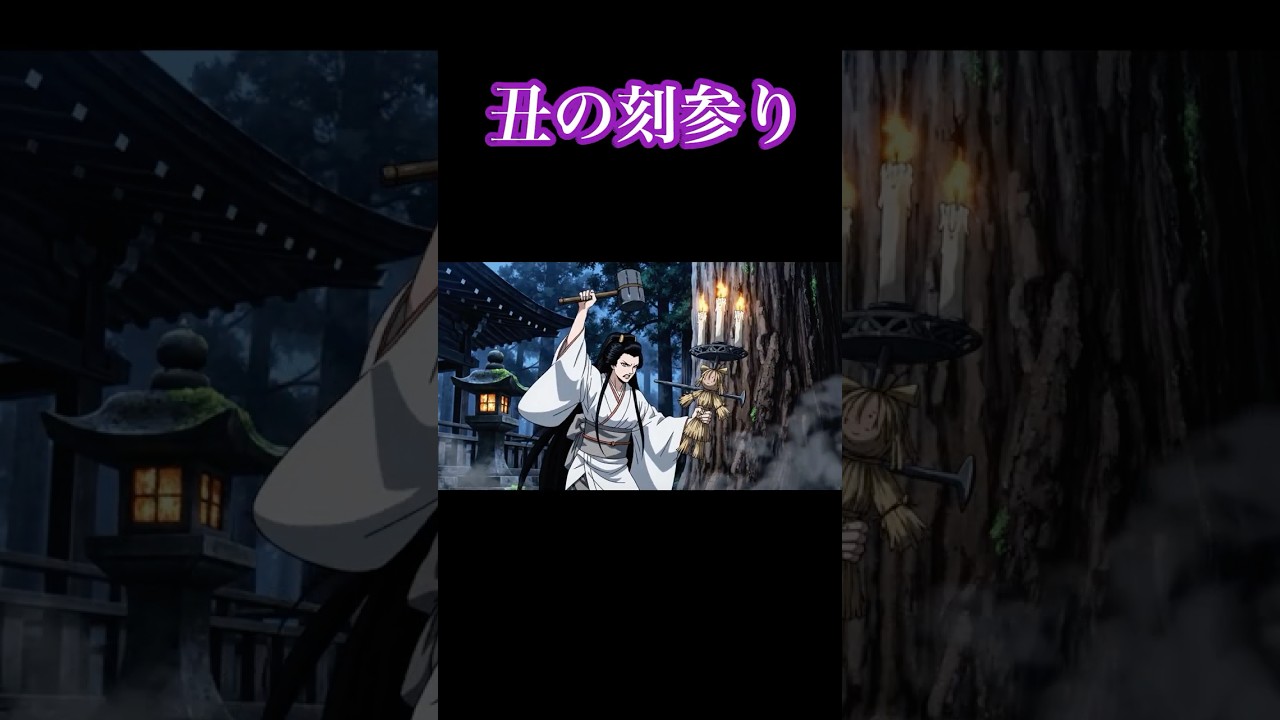 丑の刻参りで「復讐の鬼」と化した滝夜叉姫 #滝夜叉姫 #丑の刻参り #がしゃどくろ