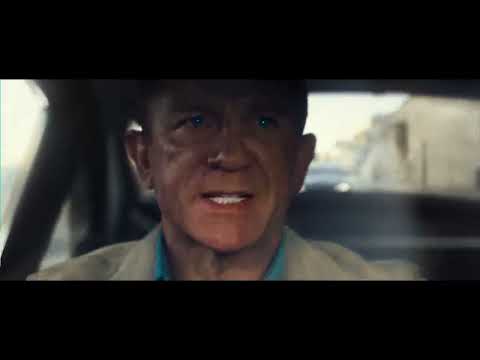 Final trailer shot of Bond looking out toward the sea